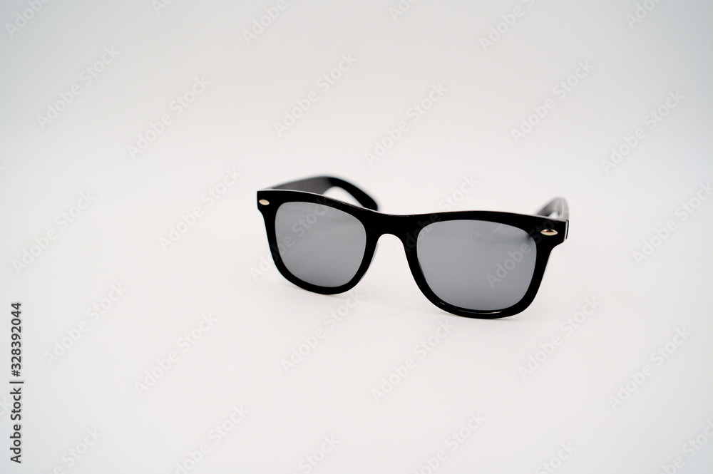 black sunglasses isolated on white background black sunglasses isolated on white background