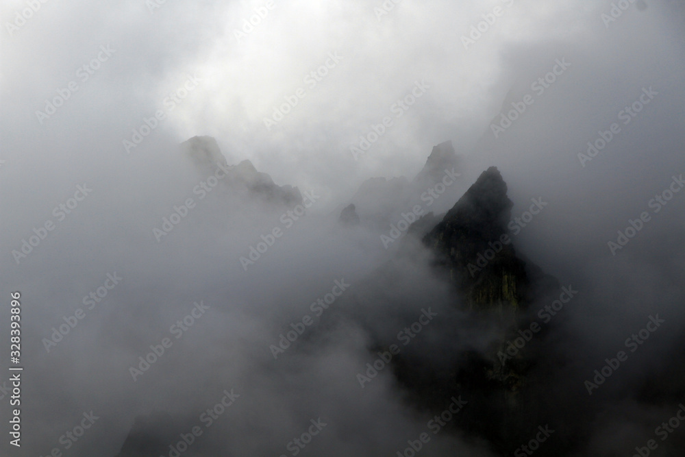 Peaks in the clouds, High Tatras, Slovakia