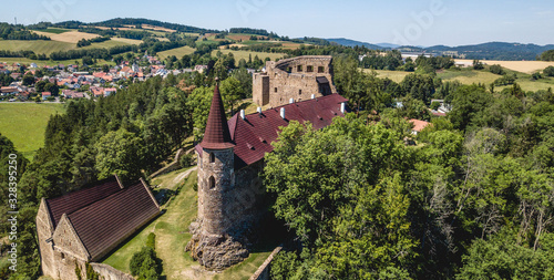 Velhartice Castle, medieval european castle photo