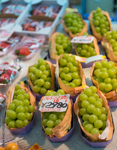 Grapes at the Japanese Market