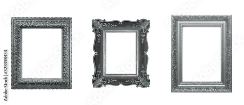 isolated antique luxury frame