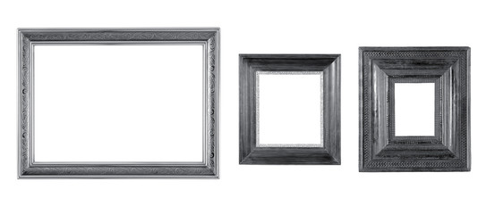 isolated antique luxury frame