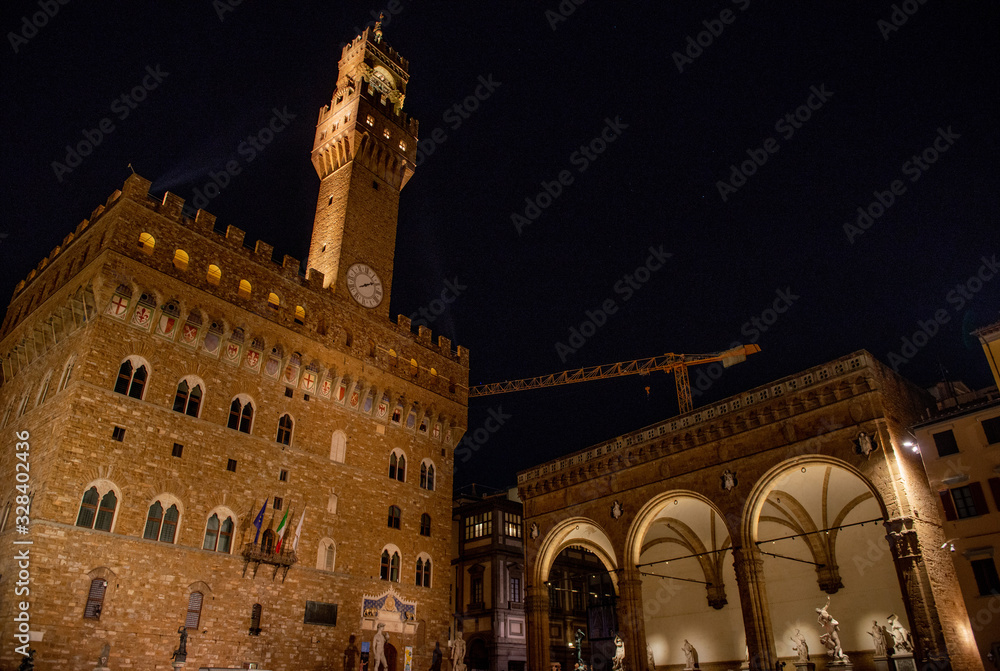 Piazza della Signoria is the central square of Florence,