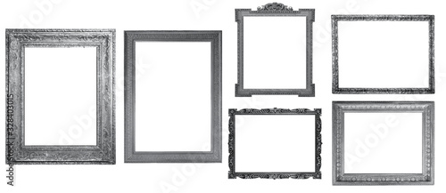 isolated antique luxury frame