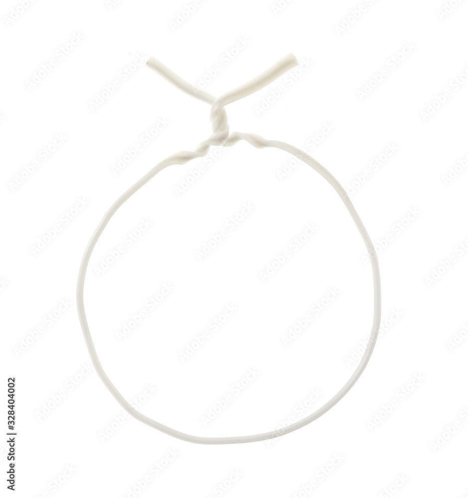 Binding wire frame isolated on white Binding wire frame isolated on white