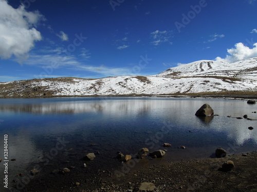 Amazing Landscape in Nevado de Toluca, México. Mountains And Snow