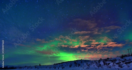 Northern Lights , Alta , Norway , Arctic Circle , Aurora Borealis 