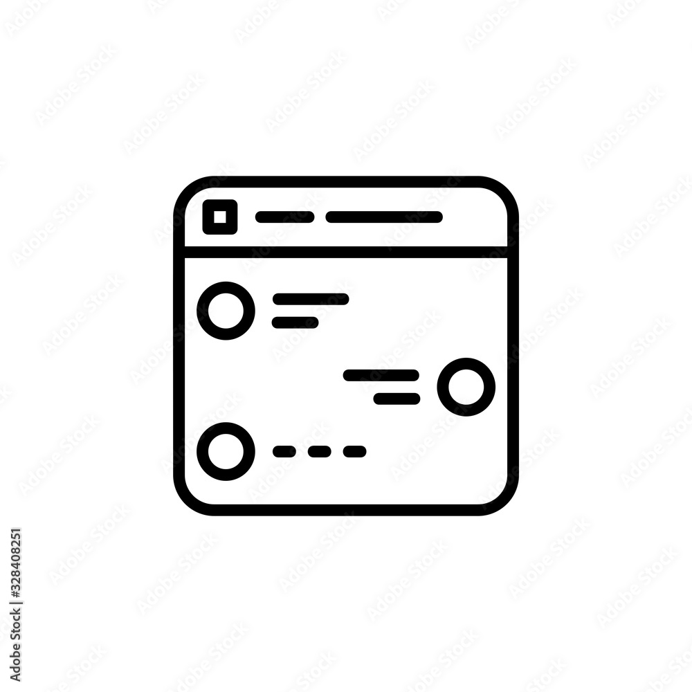 Obraz premium private group icon. Online Learning icon. Perfect for application, web, logo and presentation template. icon design line style