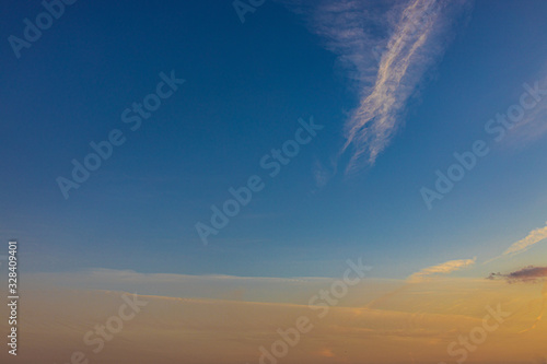 Obraz na płótnie clouds NUBES. CIELO AZUL w salonie