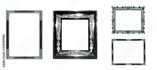 isolated antique luxury frame