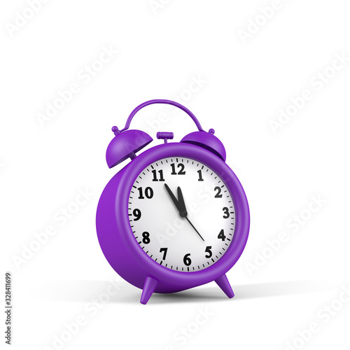 Wallpaper Mural purple alarm clock Torontodigital.ca