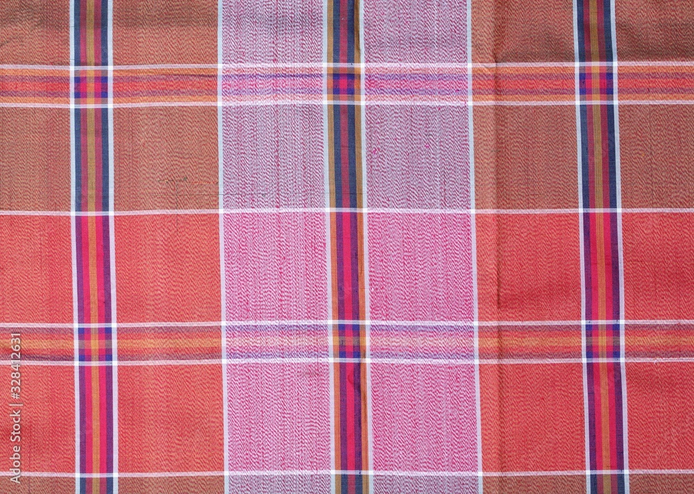 Fototapeta premium Colorful Thai cotton background