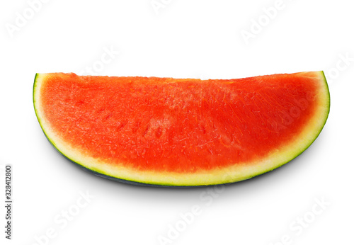 watermelons on white background. (clipping path)