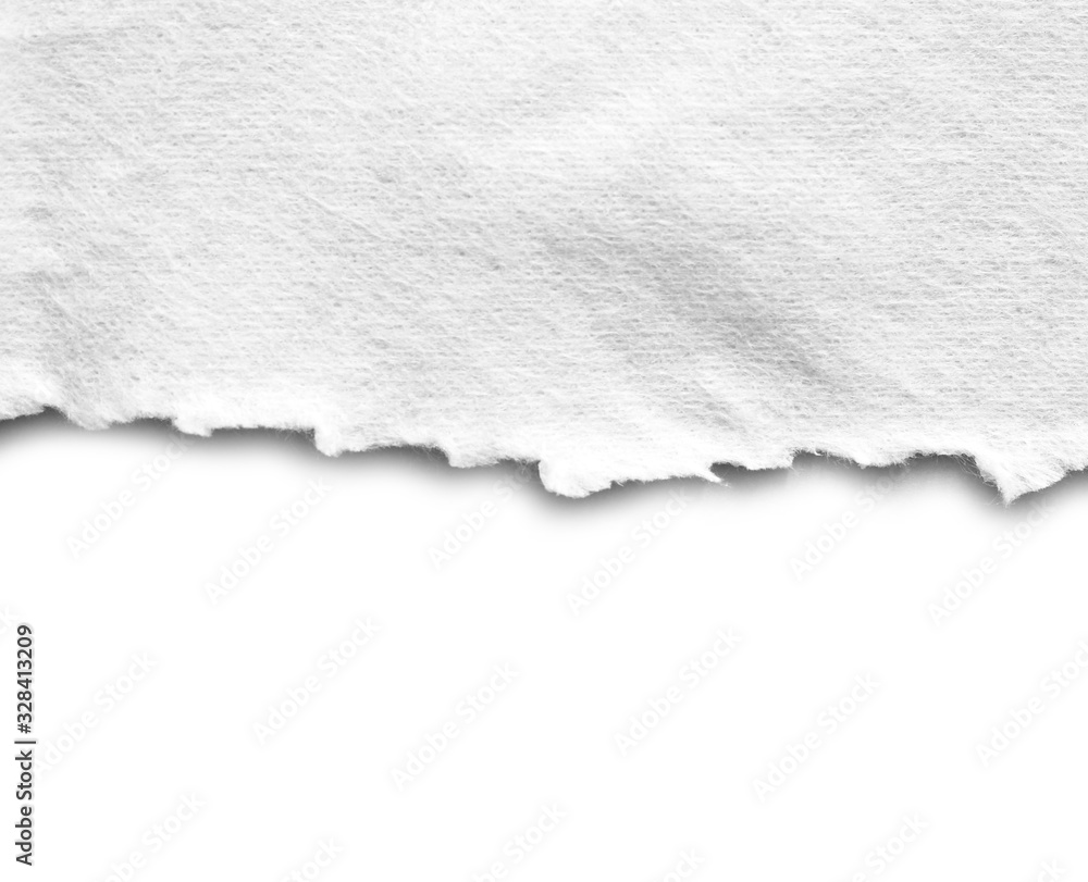 Old torn paper isolated on white background Old torn paper isolated on white background