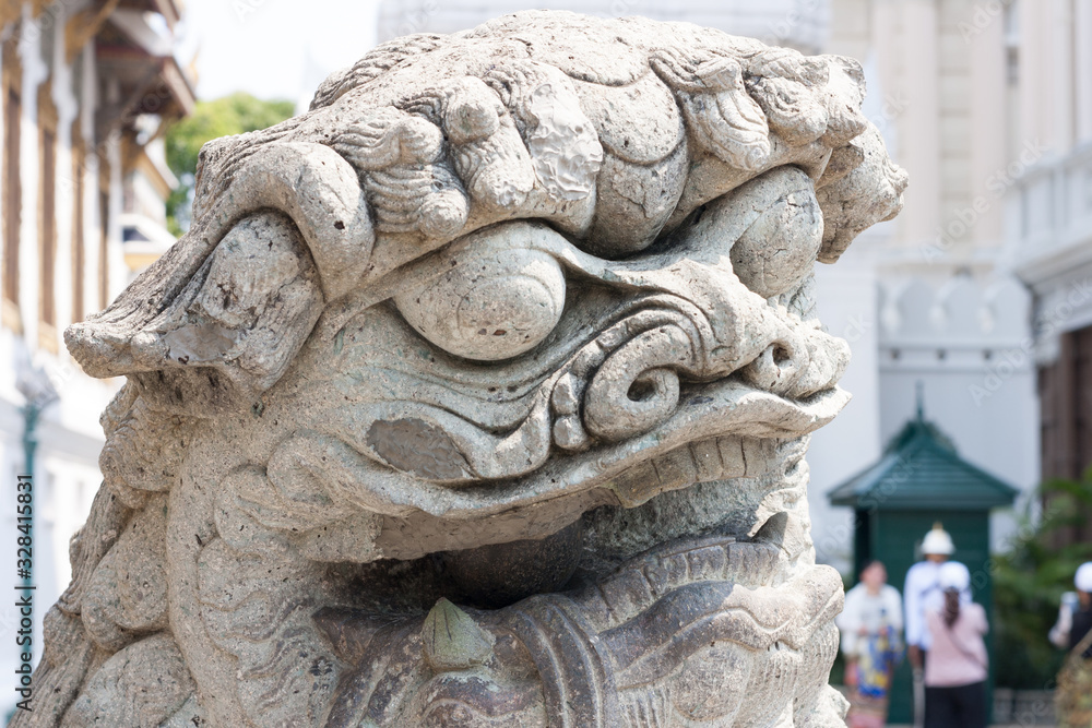 Chinese stone lion statue architecture guardian in chaina culture Chinese stone lion statue architecture guardian in chaina culture