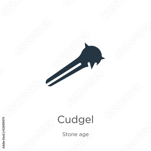 Cudgel icon vector. Trendy flat cudgel icon from stone age collection isolated on white background. Vector illustration can be used for web and mobile graphic design, logo, eps10