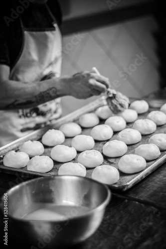 preparación del pan