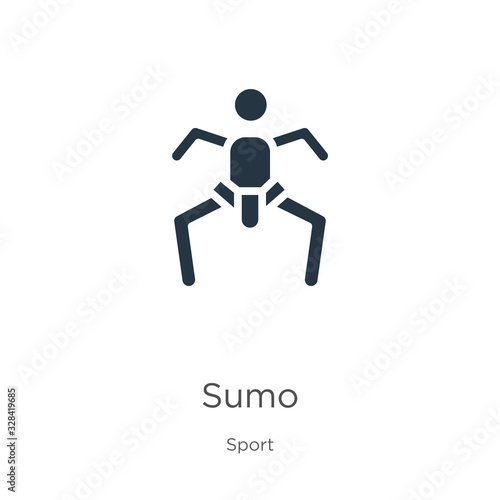 Sumo icon vector. Trendy flat sumo icon from sport collection isolated on white background. Vector illustration can be used for web and mobile graphic design, logo, eps10