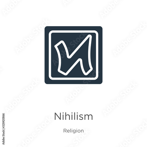 Free Download Nihilism icon vector. Trendy flat nihilism icon from religion collection isolated on white background. Vector illustration can be used for web and mobile graphic design, logo, eps10 - GFXLoad