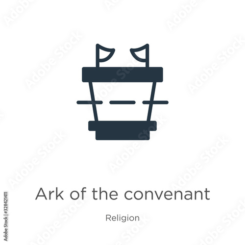 Ark of the convenant icon vector. Trendy flat ark of the convenant icon from religion collection isolated on white background. Vector illustration can be used for web and mobile graphic design, logo,