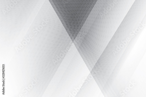 Vector abstract geometric white and gray color background.