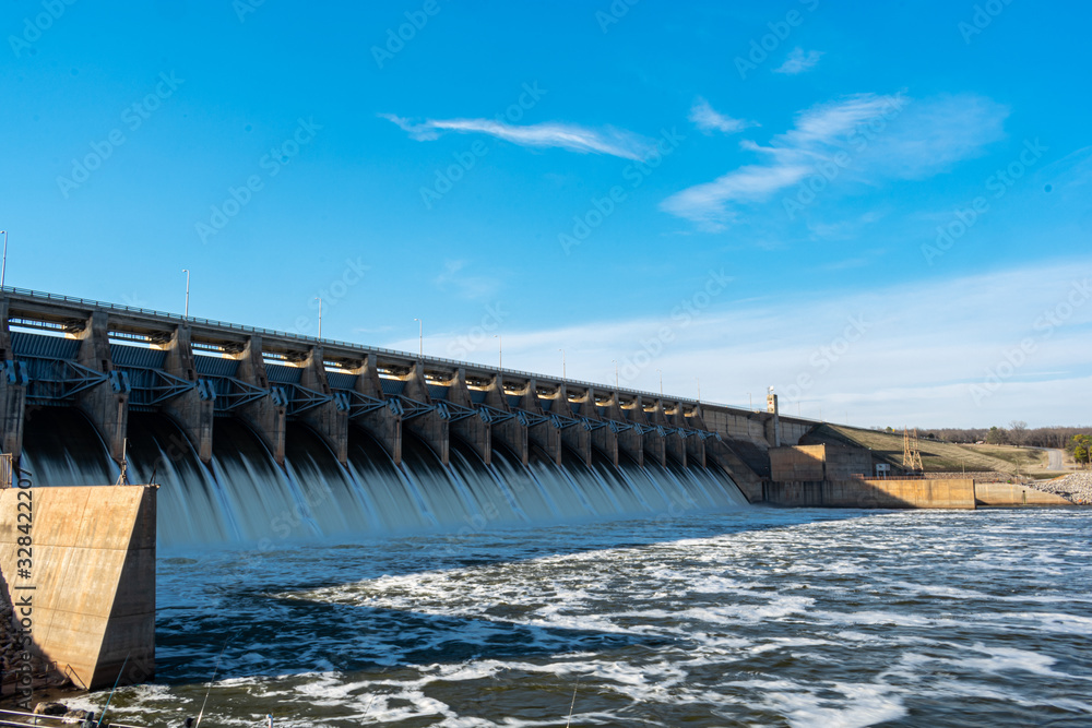 Dam Releasing Water