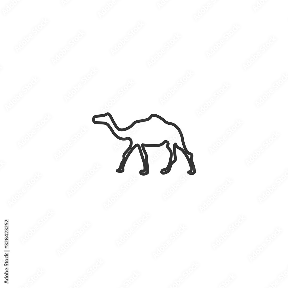 template design camel animal icon template design camel animal icon