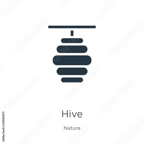 Hive icon vector. Trendy flat hive icon from nature collection isolated on white background. Vector illustration can be used for web and mobile graphic design, logo, eps10