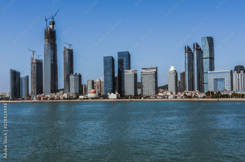 Fototapeta premium Kwadrat Czwartego Maja ， qingdao