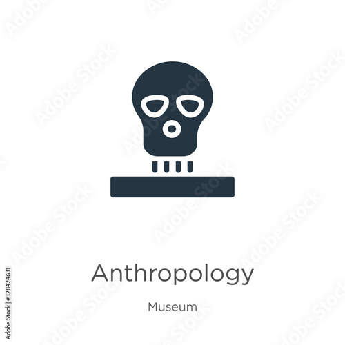 Anthropology icon vector. Trendy flat anthropology icon from museum collection isolated on white background. Vector illustration can be used for web and mobile graphic design, logo, eps10
