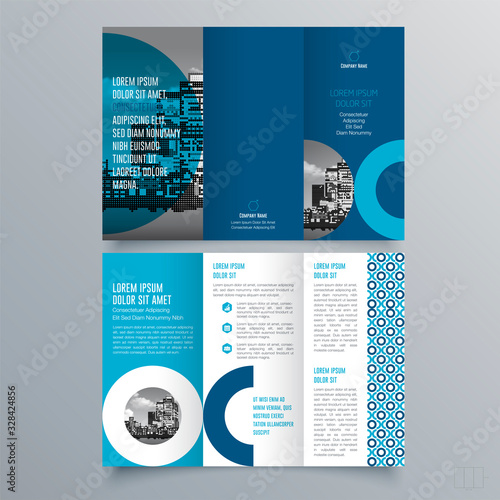 Brochure design, brochure template, creative tri-fold, trend brochure