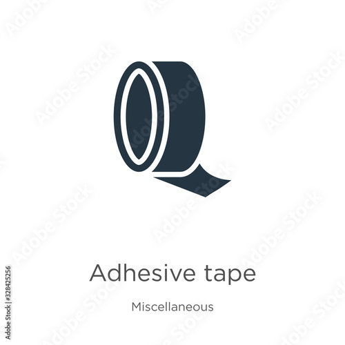 Adhesive tape icon vector. Trendy flat adhesive tape icon from miscellaneous collection isolated on white background. Vector illustration can be used for web and mobile graphic design, logo, eps10