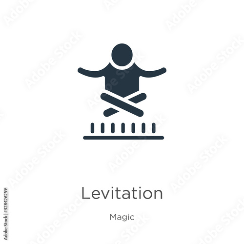 Levitation icon vector. Trendy flat levitation icon from magic collection isolated on white background. Vector illustration can be used for web and mobile graphic design, logo, eps10