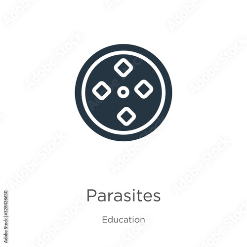 Parasites icon vector. Trendy flat parasites icon from education collection isolated on white background. Vector illustration can be used for web and mobile graphic design  logo  eps10