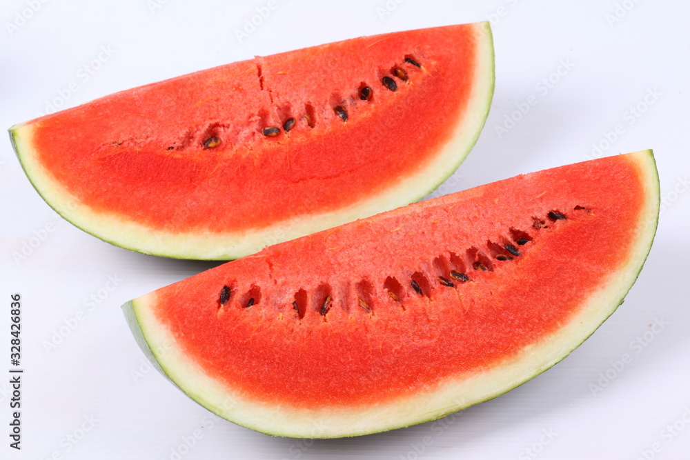 Watermelon slice isolated on white background Watermelon slice isolated on white background