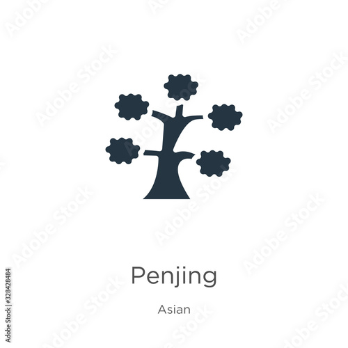 Penjing icon vector. Trendy flat penjing icon from asian collection isolated on white background. Vector illustration can be used for web and mobile graphic design, logo, eps10