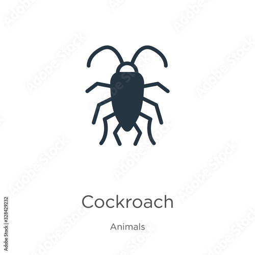 Cockroach icon vector. Trendy flat cockroach icon from animals collection isolated on white background. Vector illustration can be used for web and mobile graphic design, logo, eps10