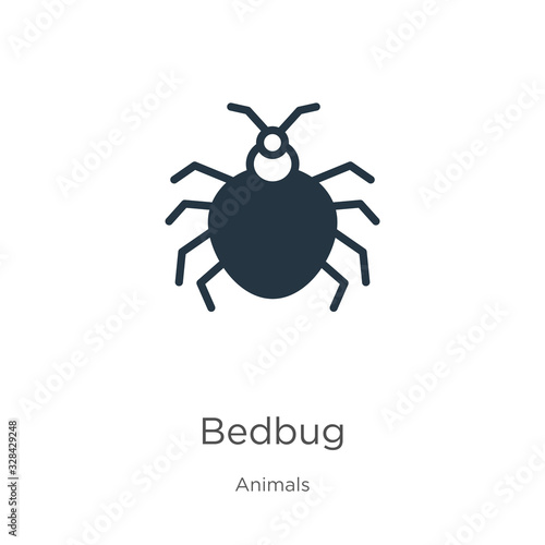Bedbug icon vector. Trendy flat bedbug icon from animals collection isolated on white background. Vector illustration can be used for web and mobile graphic design, logo, eps10