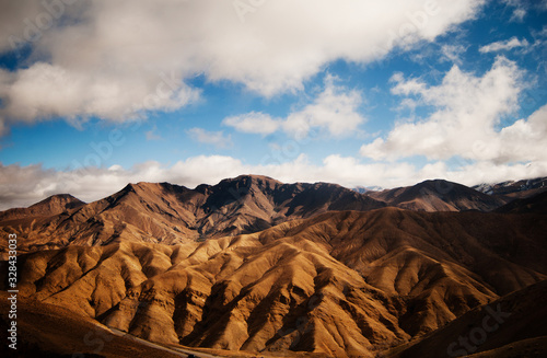 View of the high Atlas Mountains in Morocco photo