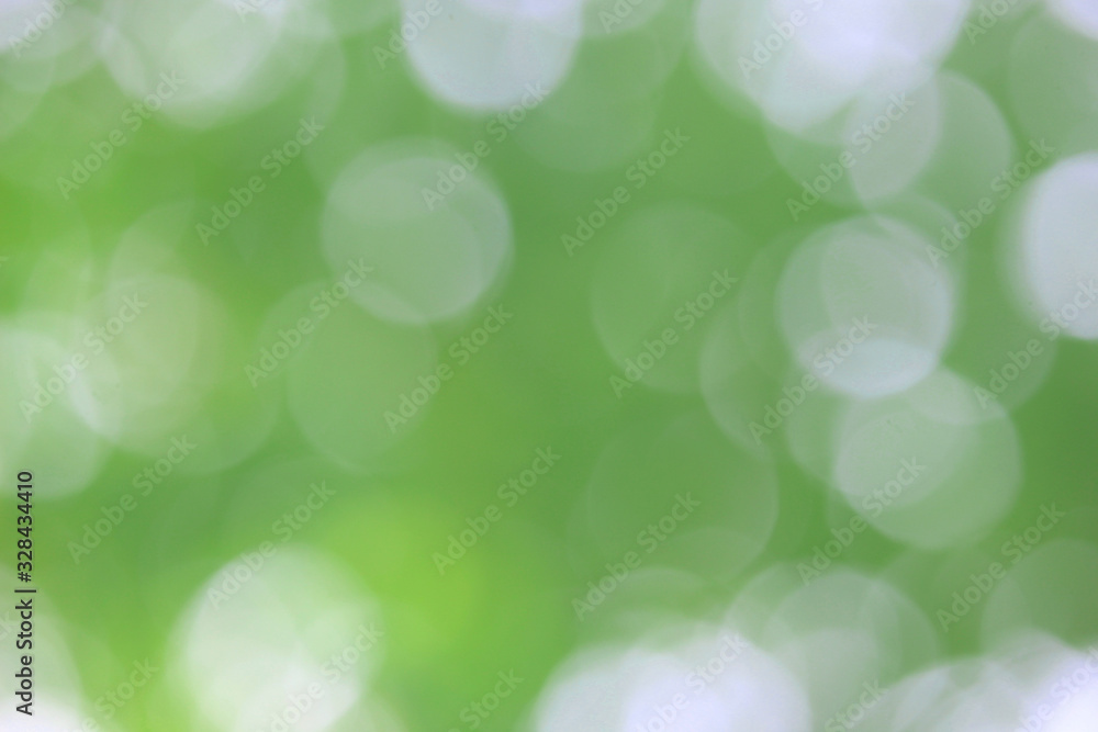 Obraz premium Bokeh green nature, Subtle background in abstract style for graphic design