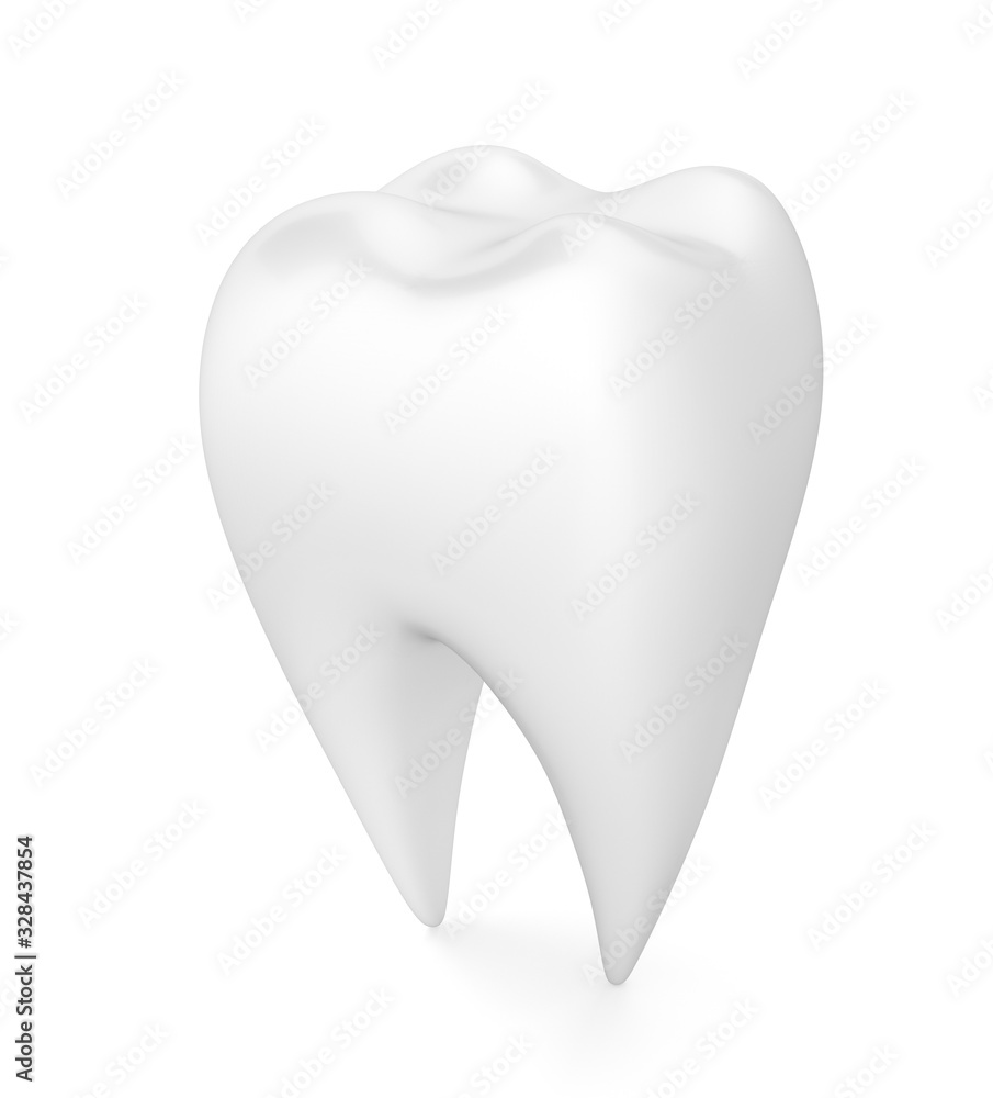 Clean human tooth. Clean human tooth.