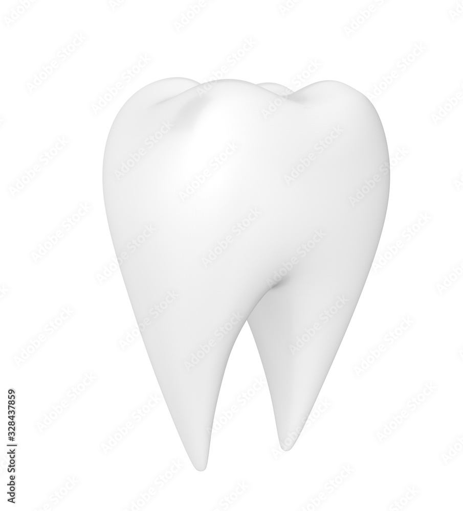 Clean human tooth. Clean human tooth.