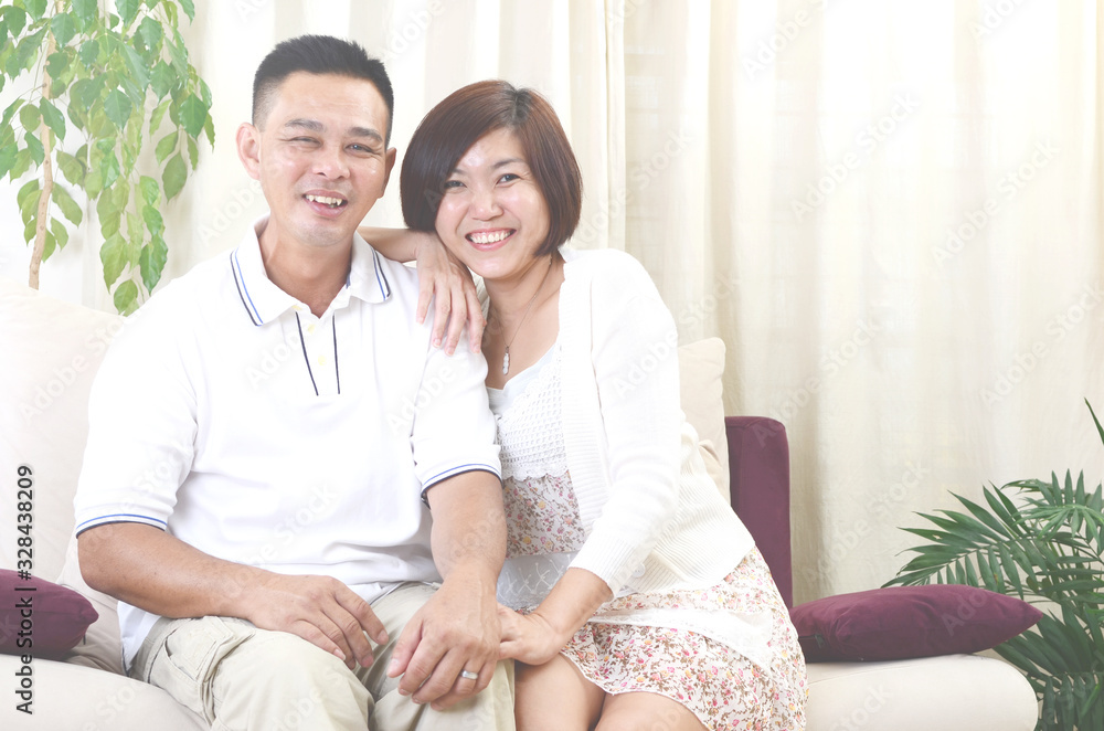 Asian Middle age couple Asian Middle age couple