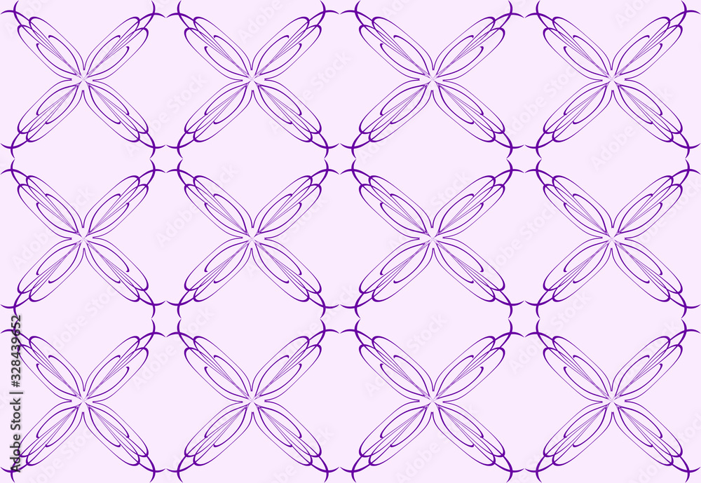 Fototapeta premium Seamless pattern design with floral background elements, beautiful ornaments