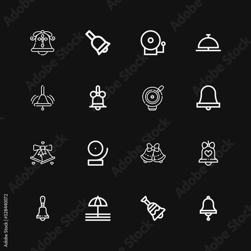 Editable 16 ringer icons for web and mobile