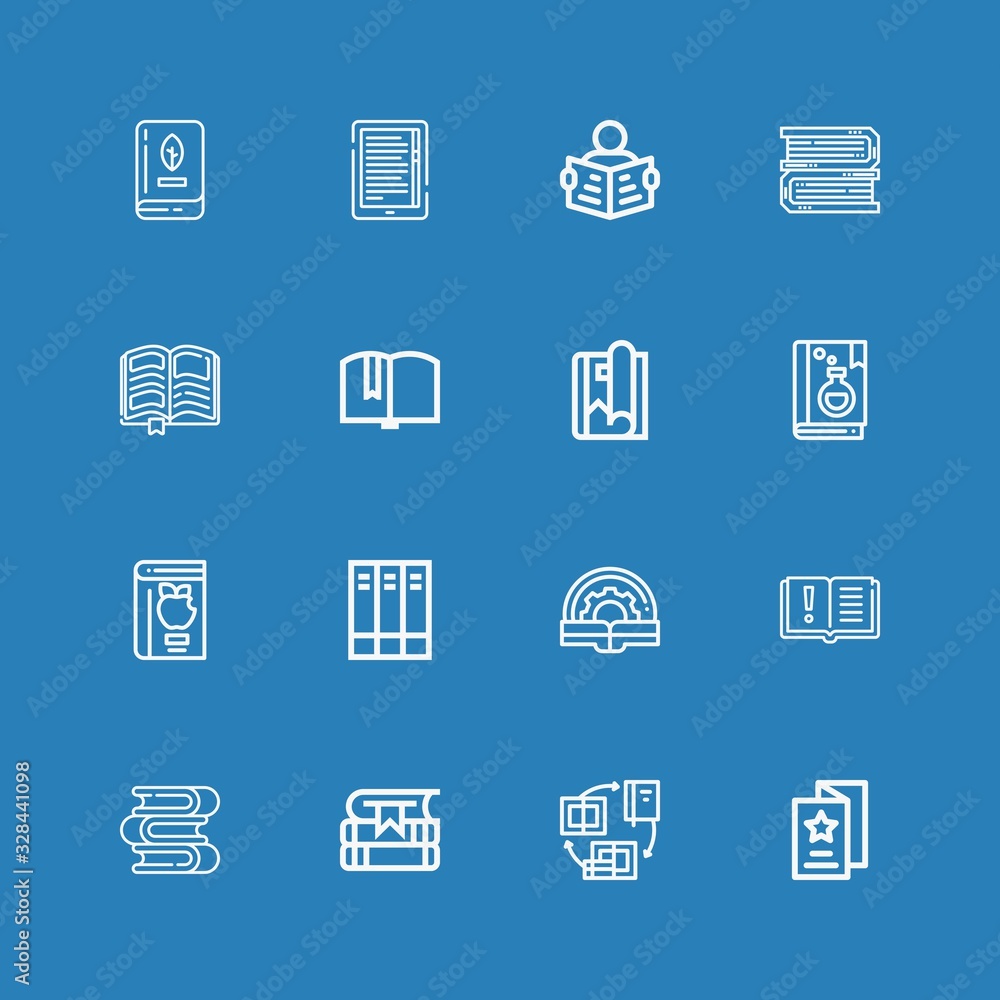 Editable 16 magazine icons for web and mobile Editable 16 magazine icons for web and mobile