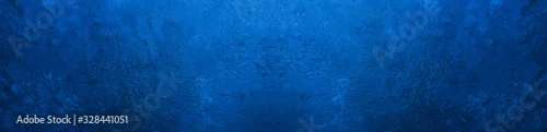 Panel kuchenny z motywem Long horizontal banner. Old stone texture background toned classic blue color Copy space