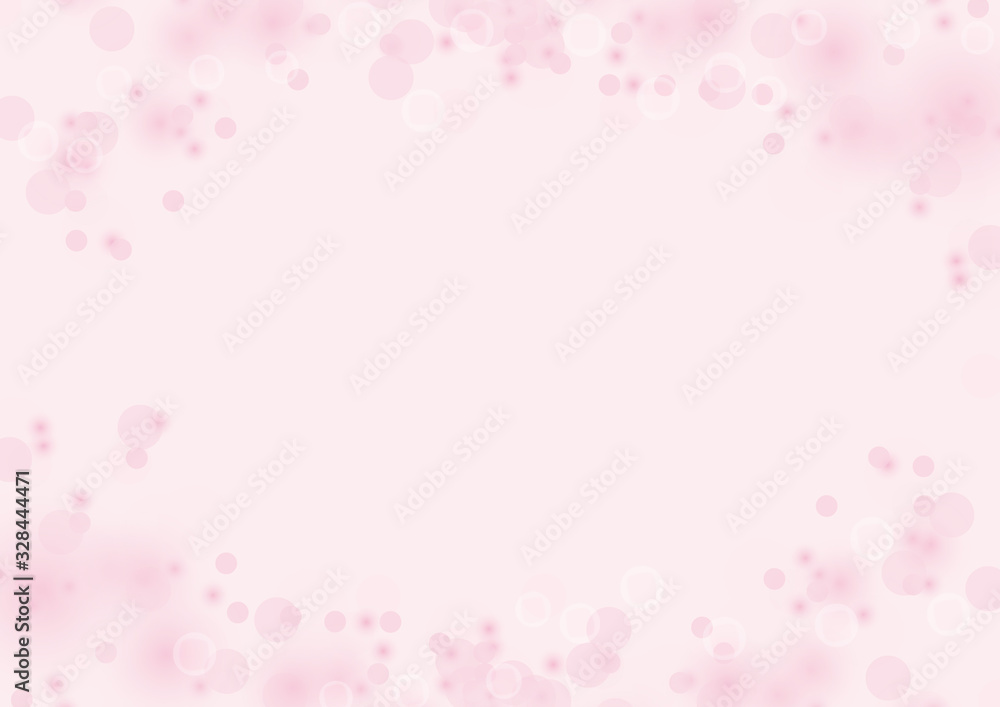 ピンクのフレーム素材
