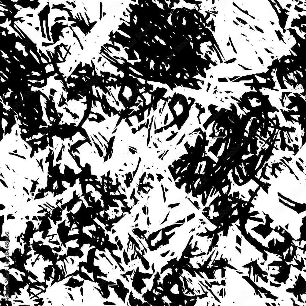 Grunge background black and white seamless. Abstract monochrome texture. Chaotic pattern monochrome Grunge background black and white seamless. Abstract monochrome texture. Chaotic pattern monochrome