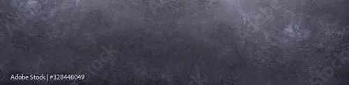 Obraz  z motywem Dark slate background Long banner Old textured background